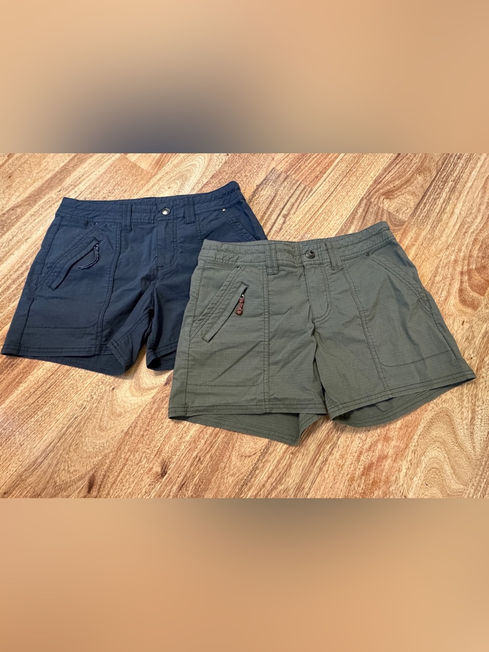 Title Nine Women's Shorts - Grey and Olive